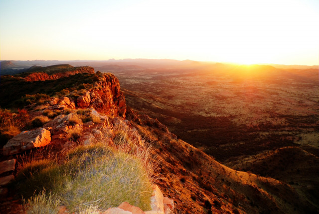 The Beautiful Alice Springs Macdonnell Ranges photo from Mt Gillen looking west